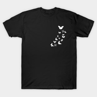 butterflies silhouette T-Shirt